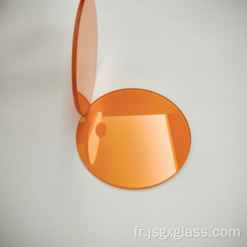 Filtre optique en verre orange CB565 à haute transmittance